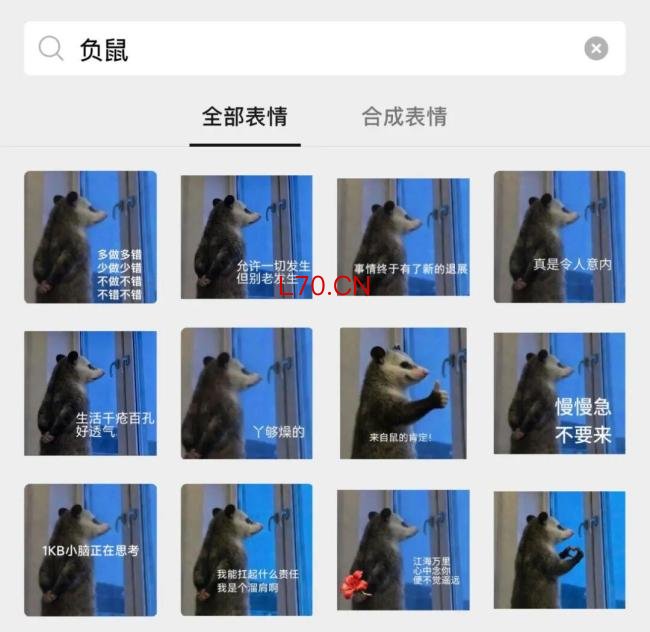 2026年最火表情包出现了 负鼠入侵打工人群聊